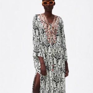 Zara maxi dress/cover up, size M